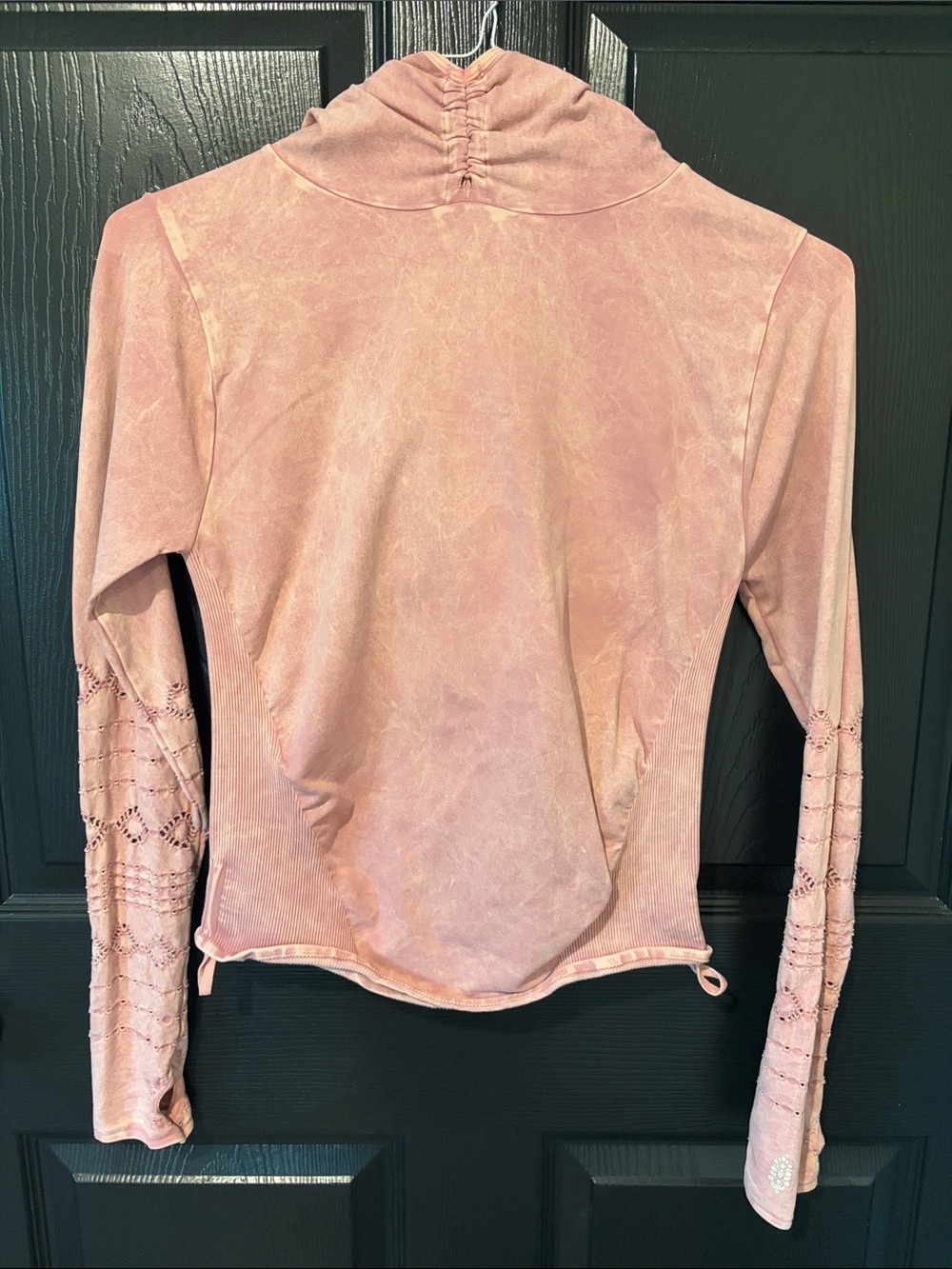 FP Movement by Free People Good Karma Dusty Pink Long-Sleeve Hooded Top